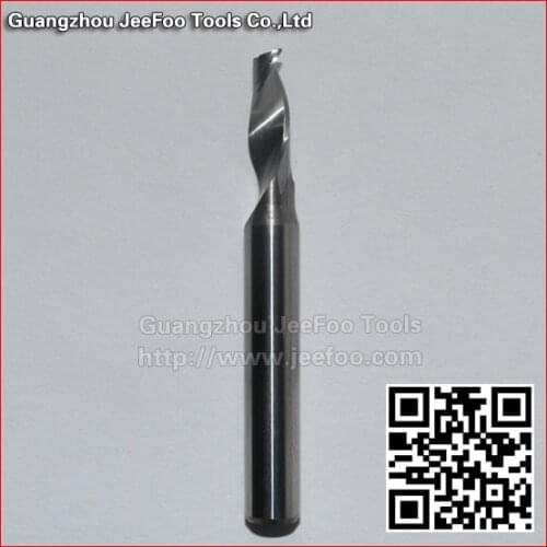 6*5*14H*50L One Flute Spiral Bits Tool, Carbide Router Cutter for Aluminum Metal Cutting