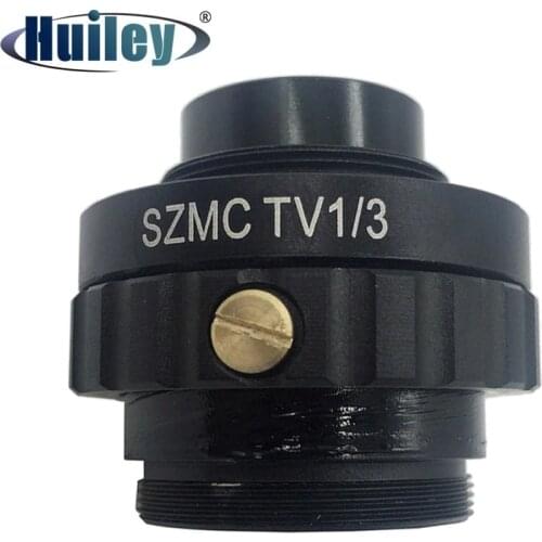 C Mount Adapter Reduce Lens for Trinocular Stereo Microscope 1/3 CTV CCD USB Industrial Camera SZMCTV1/3 Connector 0.3X 0.5X
