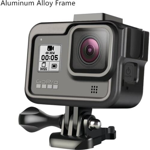 CNC Aluminium Protective Housing Case Cover Frame for GoPro Hero 8 Go Pro Sport Action Camera Accessories