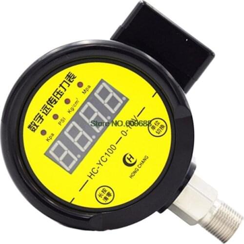 Digital Intelligent Electric Contact Pressure Gauge HC-Y810 Hydraulic Water Pump Vacuum 220V Pressure Control Switch
