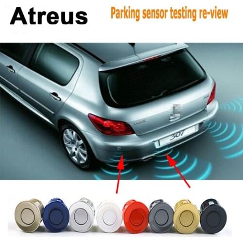 Atreus 4pcs Car Parking Sensor Monitor Tracker Reversing Probe For Mercedes benz W204 W203 W211 AMG Mini cooper Skoda octavia a5