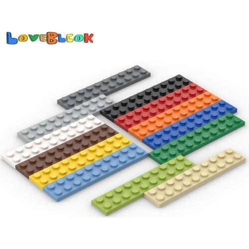 LoveBlock Plate 2x10 Building Blocks Assembles MOC Parts DIY Toys Gift Creative Educational 3832 For Kids 10pcs/Lot