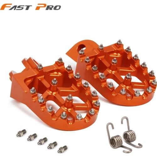 Motorcycle Billet Foot Pegs Rests Pedals Footrest Footpegs For KTM EXC SX SXF XC XCF EXCF EXCW TC TE 65 125 250 350 400 450 530