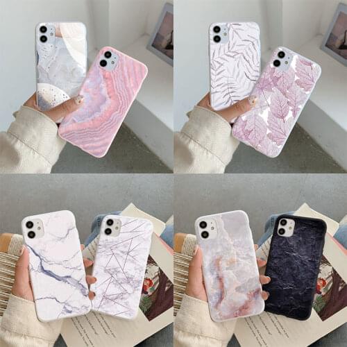 Marble Case For Samsung Galaxy A50 A70 A40 A10 A21S A20E A12 A31 A51 A71 A32 A52 A72 M31 S21 Ultra S20 FE S9 S10 Plus TPU Cover