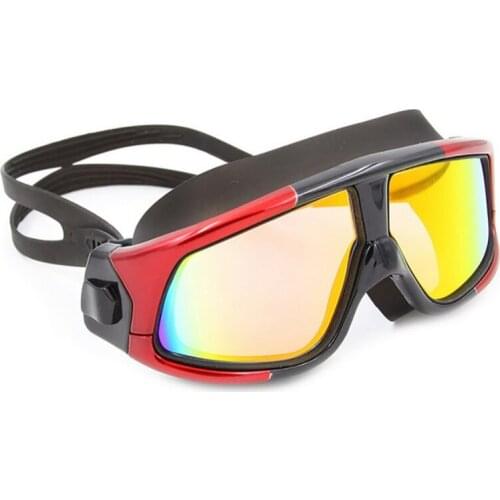 Outdoor Diving Glasses Swimming Big Frame Goggles Waterproof Soft Silicone Eyewear