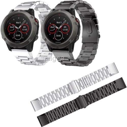 Quick Release Easy Fit Metal Band Strap for Garmin Fenix 5X Plus 3 3HR Accessories Strap