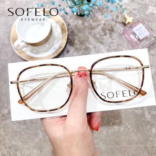 Leopard Oval Optical Glasses Frame Women Retro Myopia Prescription Eyeglasses Frame Women Anti Blue Light Computer Spectacles