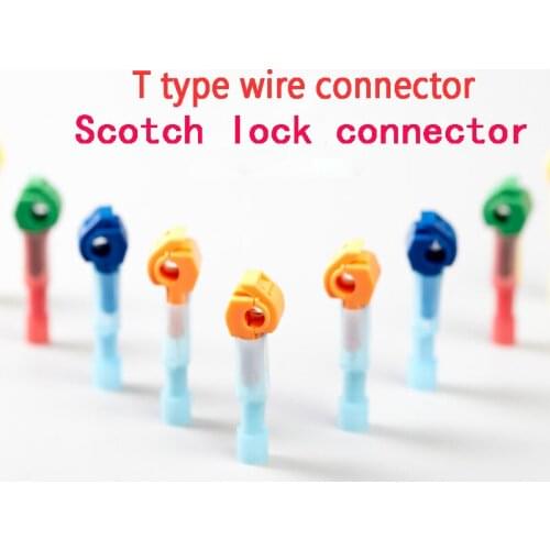 T series Cable connection fast connecting terminals Scotch Lock Quick Splice Wire Connector electrical crimp cable accessories