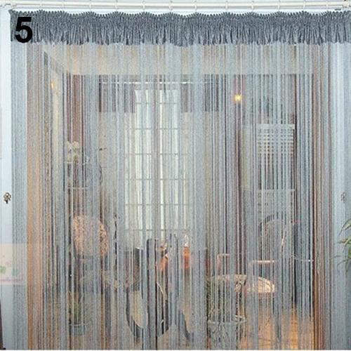 Modern String Door Curtain Room Divider Room with Beads Window Panel Decoration Office Home String Curtain Textile