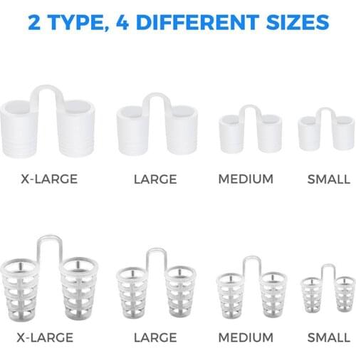 8PCS/Set Snoring Solution Anti Snoring Devices For Better Sleep Sleeping Aid Snore Stopper Nose Vents Nasal Dilators