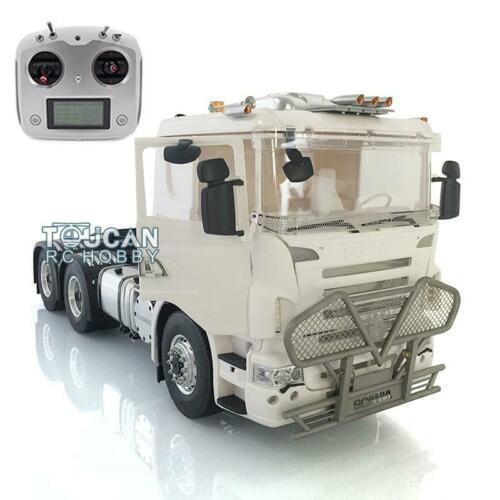 1/14 LESU 6*6 Metal Chassis Radio WarningLight Hercul Cab Sca Tractor Truck THZH1025-SMT3