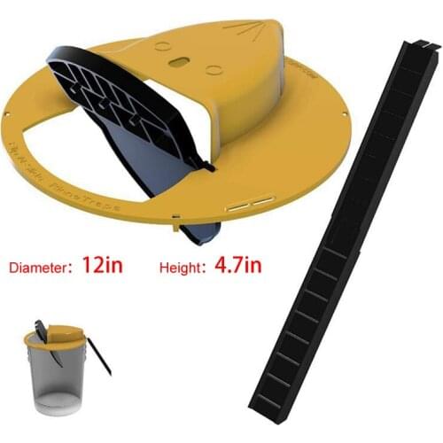 1/2PCS Clamshell Mouse Trap Reusable Slide Bucket Lid Mouse Mice Trap Mousetrap Plastic Auto Reset Rat Door Style Multi Catch