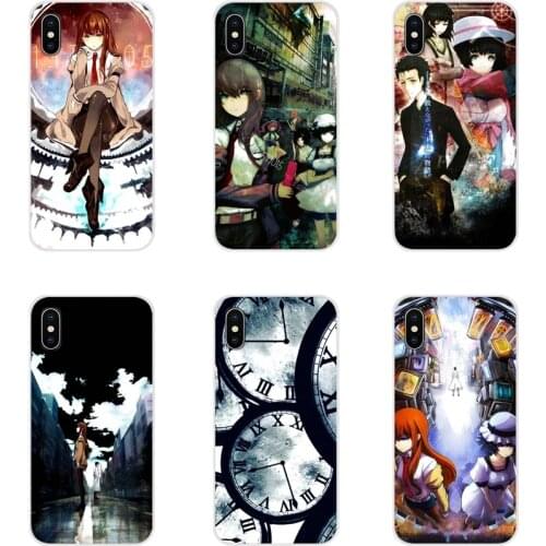 Accessories Phone Cases Covers Anime Steins Gate For Xiaomi Mi4 Mi5 Mi5S Mi6 Mi A1 A2 A3 5X 6X 8 CC 9 T Lite SE Pro