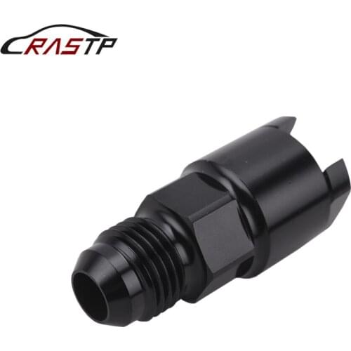 Aluminum LS1 Swap Fuel Rail Inlet Line Fitting Adaptor for 3/8 Inch 6AN LSX LS LS6 5.7 6.0 6.2 Anodic Oxidation RS-OFI027