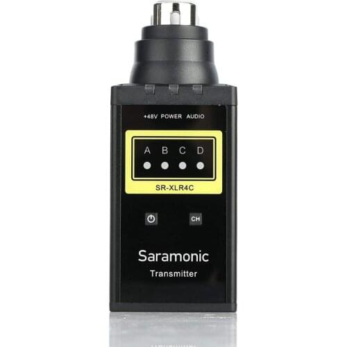 Saramonic SR-XLR4C VHF Wireless XLR Plug-On Microphone Transmitter for SR-WM4C Professional Video Microphone (SR-XLR4C)