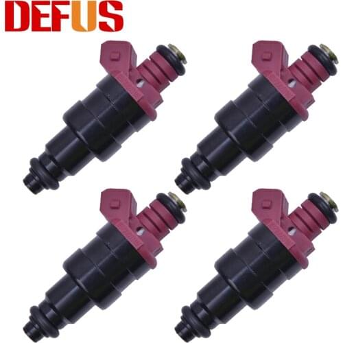 4X 037906031AF For Golf Gl 1.8L Audi 2.0L Mi Injection Values Bico Fuel Injector Nozzle Petrol Gasoline Parts Accessories DEFUS