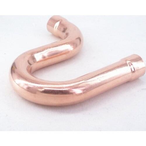 I.D 28x1.0mm Copper End Feed P Trap Pipe Adapter Air Conditioner Refrigeration Water Heater