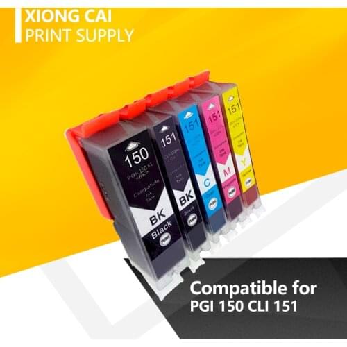 PGI 150 CLI 151 Ink Cartridge For canon PIXMA IP7210 MG5410 MG5510 MG6410 MG6610 MG5610 MX921 MX721 IX6810 PGI150 CLI151