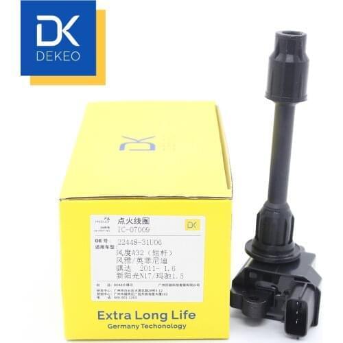 DEKEO Ignition Coils For Nissan Cefiro (A32) Cedric (Y33) MAXIMA (A32) Prince Royal (Y33) 22448-31U06
