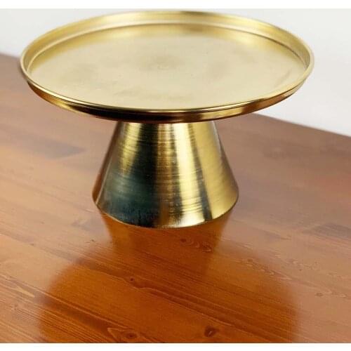 Fara - Metal Pedestal Cake Stand serving platter cake presentation set gold pastalık kurabiyelik