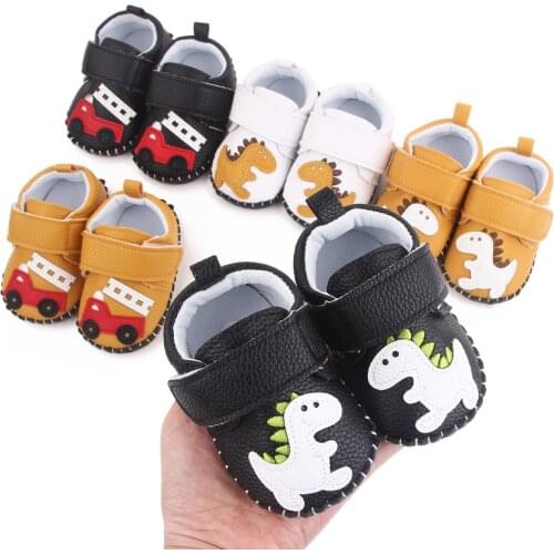 Bobora Infant Toddler Baby Non Slip Rubber Soft Sole Cartoon Walking Slip on Shoes Home Outdoors