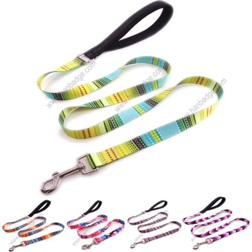 Customized Pet Dog Leash With Handle Custom Logo
