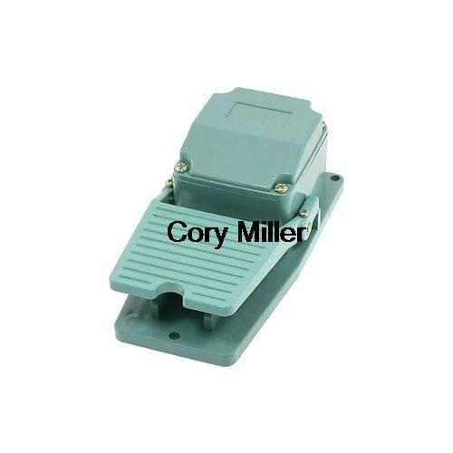 AC 250V 15A Antislip Metal Momentary Industrial Foot Pedal Switch Footswitch