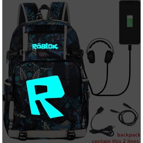 USB Luminous printing Backpack mochila mujer kid and girl Schoolbags for Boy Travel waterproof Large Teenager backpack