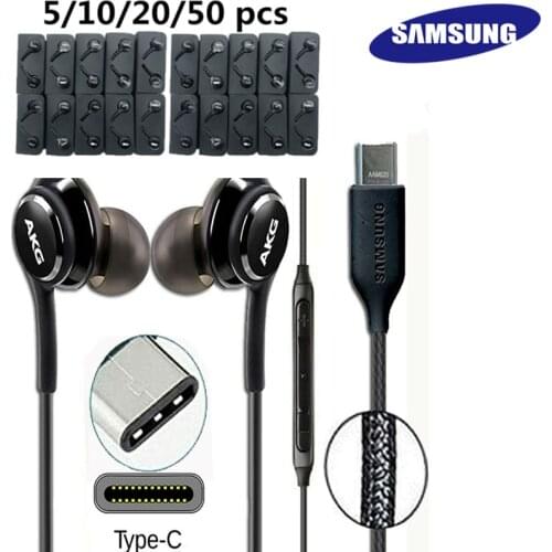 SAMSUNG AKG EO-IG955 Earphones wholesale 5/10/20/50 pcs Type-c In-ear Headset for Galaxy NOTE 10 S10 NOTE 20 ultra S20 S21 ultra