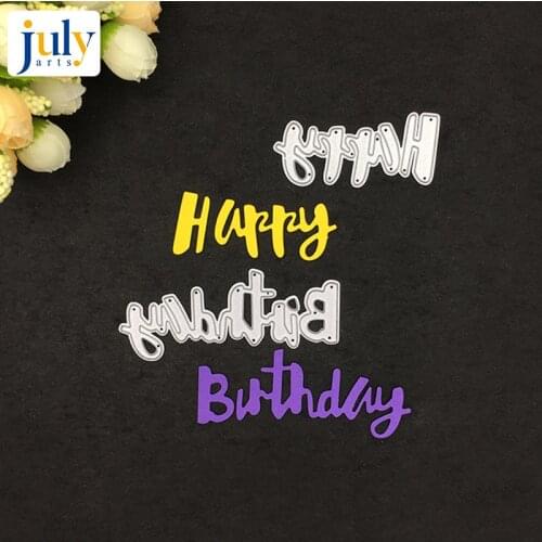 Julyarts Letter Cutting For DIY Scrapbooking Embossing Knife Carbon Steel Material Creative Silver Metal Cutting Dies Craft Dies