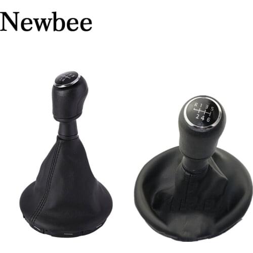 Newbee 5/ 6 Speed Car Gear Shift Knob Gear Stick Gaiter Boot Collar Replacement For Volkswagen VW Transport T5 T5.1 Gp 2003-2011