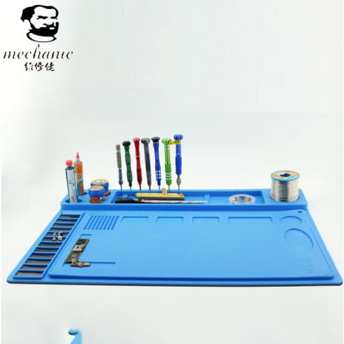 High Temperature Maintenance Heat Insulation Pad Silicone Mat BGA Workbench Welding Phone Repair Soldering Tool Platform Pad