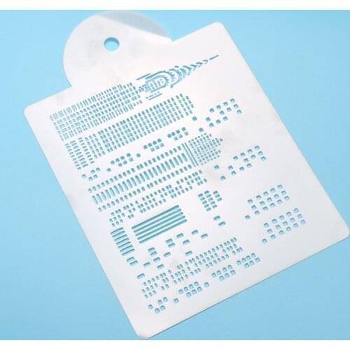 1pcs High building Layering Stencils for Diy scrapbook/photo album Decorative Embossing coloring,painting stencil,home decor