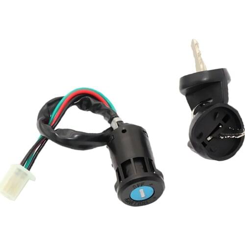 4 WIRE FEMALE IGNITION KEY SWITCH 50cc 110cc 125cc 150cc ATV BIKE CHOPPER