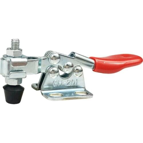 4Pcs Metal Horizontal Quick Release Hand Tool Toggle Clamp For Fixing Workpiece L15