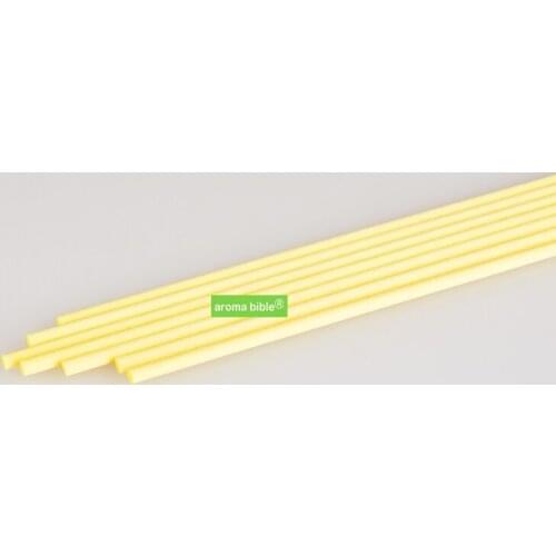 5000 PCS/ LOT 3MMDiameter*Length 25CM Yellow Fiber diffuser sticks never fade