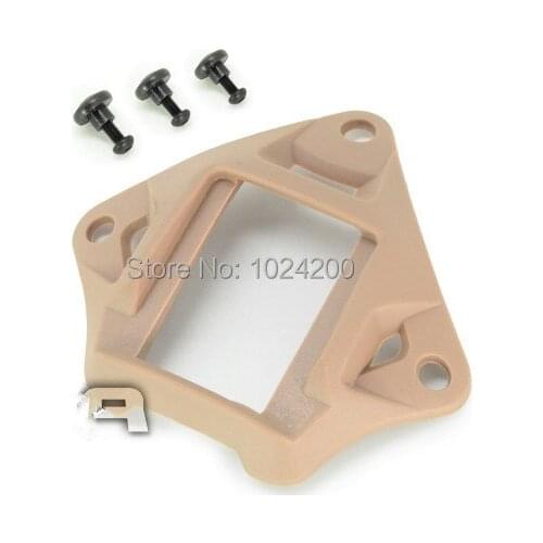 Ops-core Vas Shroud lightweighting aluminium tactical helmet night vision NVG Mount dried cuttlefish Fit ACH, MICH, PASGT