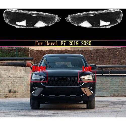Car Lamp Shell Masks Front Headlight Cover Lens Glass Headlamps Transparent Lampshad For Haval F7 2019 2020