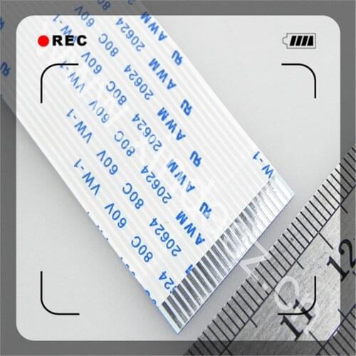 Free Shipping AWM 20624 80C 60V VW-1 1.0mm 24pin 300mm length type A Electronic Flexible Flat FFC Ribbon Cable 5pcs/lot