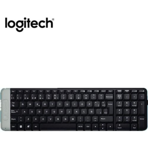 Logitech K230 USB Wireless Keyboard Full Size Standard Ergonomics Keyboard For Laptop PC Gamer Home Office