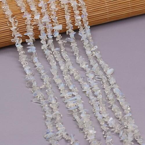40cm Hot Natural Opal Stone Irregular Chips Gravel Spacer Beads for Women Bracelet Jewelry Accessories Gift Size 3x5-4x6mm