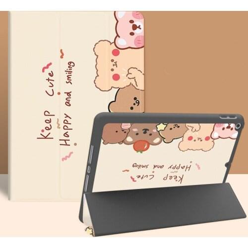 For iPad 10.2 inch 2019 & Air 3 & Pro 10.5 Case 2017 For iPad 7th Generation Case Smart Sleep Wake up PU Leather Cute Cover