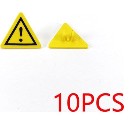 10PCS Road Sign 392 MOC Printed Building Blocks Tile Toys Kids Learning Education