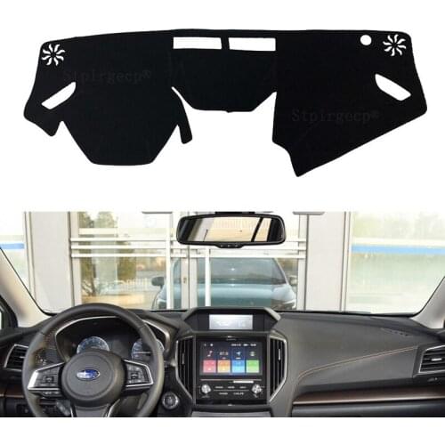 For Subaru XV 2018 2019 2020 wrx sti Dashboard Cover Sun Shade Non-slip Dash Mat Pad Carpet Car Stickers Interior Accessories