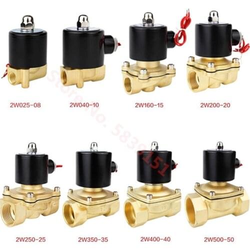 Brass Electric Solenoid Valve Pneumatic Valve for Water Oil Air Gas