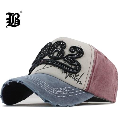 [FLB] 2018 Washed Denim Baseball cap Snapback Hats Autumn Summer Hat for Men Women Caps Casquette Letter Wholesale Gorras F110