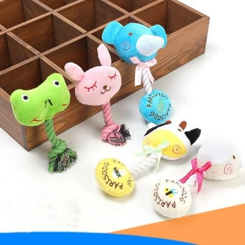 Pet Dog Toy Plush Bite Toys Small Dogs Puppy Cat Cite Vocal Creative Simulation Flog Rabbit Rape Toy Cute Animal Chew Squeak Toy
