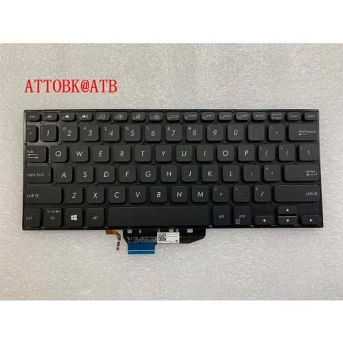 English Laptop Keyboard For ASUS VivoBook Flip14 tp412u TP412UA TP412 TP412FA EC137T keyboard Backlit