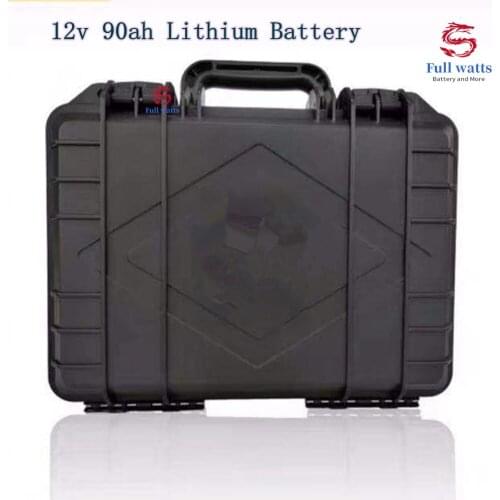 12v 90ah Lithium Battery Lipo Battery Pack 11.1v for Camping Light Mountain Bike Light Emergency Light USB Port Equipment + 5A