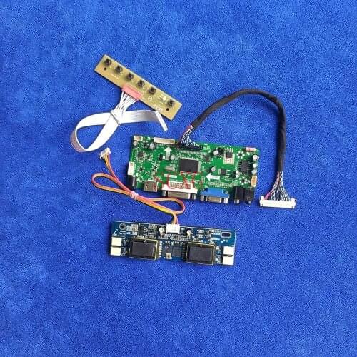 LVDS 30 Pin 4CCFL DIY Kit DVI VGA HDMI-compatible Controller Board 1920*1080 LCD display Fit HT236F01/M236H1/M236MWF1/TM236VCS01